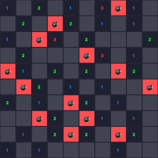 Minesweeper solver screenshot